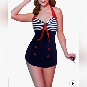 Vintage Style Swimsuit